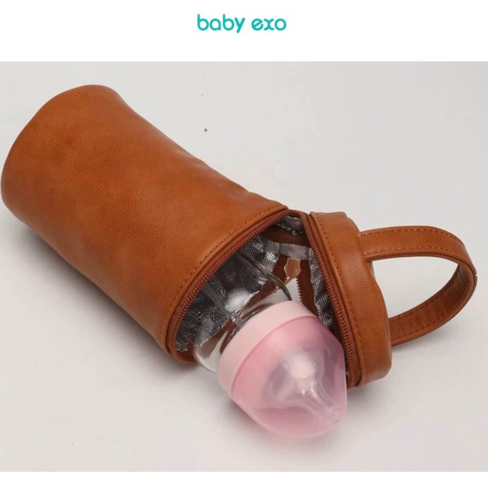 Baby Exo Vegan Leather Diaper Backpack - Picture 9 of 10